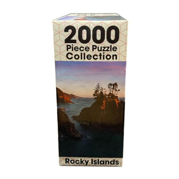 Puzzle Passion 2000 Piece Jigsaw  "Rocky Islands" Scenic NEW - Factory Sealed - Picture 4 of 6